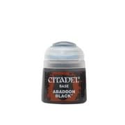 Citadel Games Workshop Paint - Abaddon Black Base Model Paint | 12ml Acrylic | Matte Finish