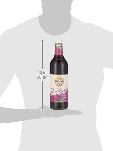 Biona Organic Red Grape Juice - Pressed 750ml
