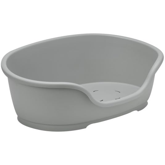 Moderna Plastic Dog Bed - Small, Olive Green | Comfortable & Easy to Clean