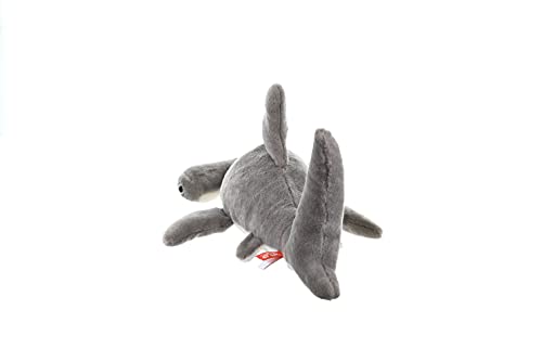 WILD REPUBLIC Hammerhead Shark Plush Soft Toy - Cuddlekins | 50 cm | Grey/White 4