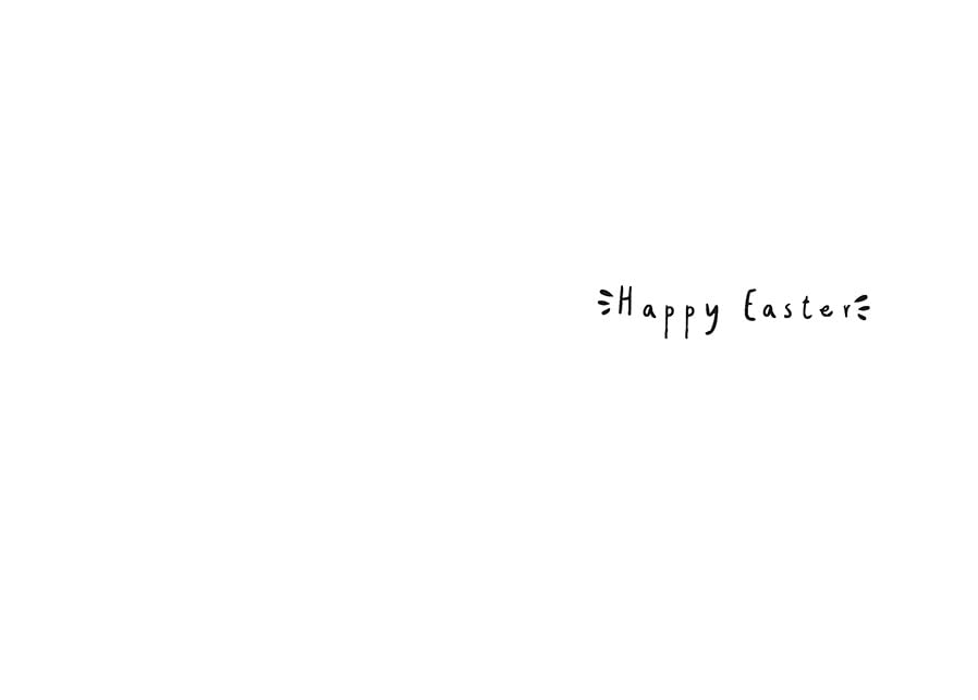 Piccadilly Greetings Easter Card - Open Happy Easter | 7 x 5 Inches | Pastel Color 2