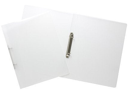 Ark 3 Pack Clear A4 Slim Project Style Ring Binders | 2 Ring | 20mm Spine | 15mm Capacity