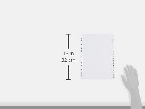 Q-Connect A4 1-50 Mylar Index (Pack of 10)