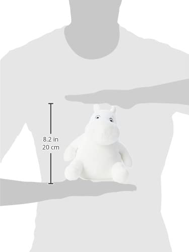 Aurora Moomin 8" White Soft Toy (Model 12585) - Suitable from Birth 4