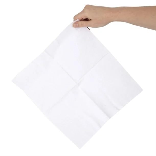 NISBETS Essentials 2-Ply Lunch Napkins - White, 30cm, 50 Count Box 4