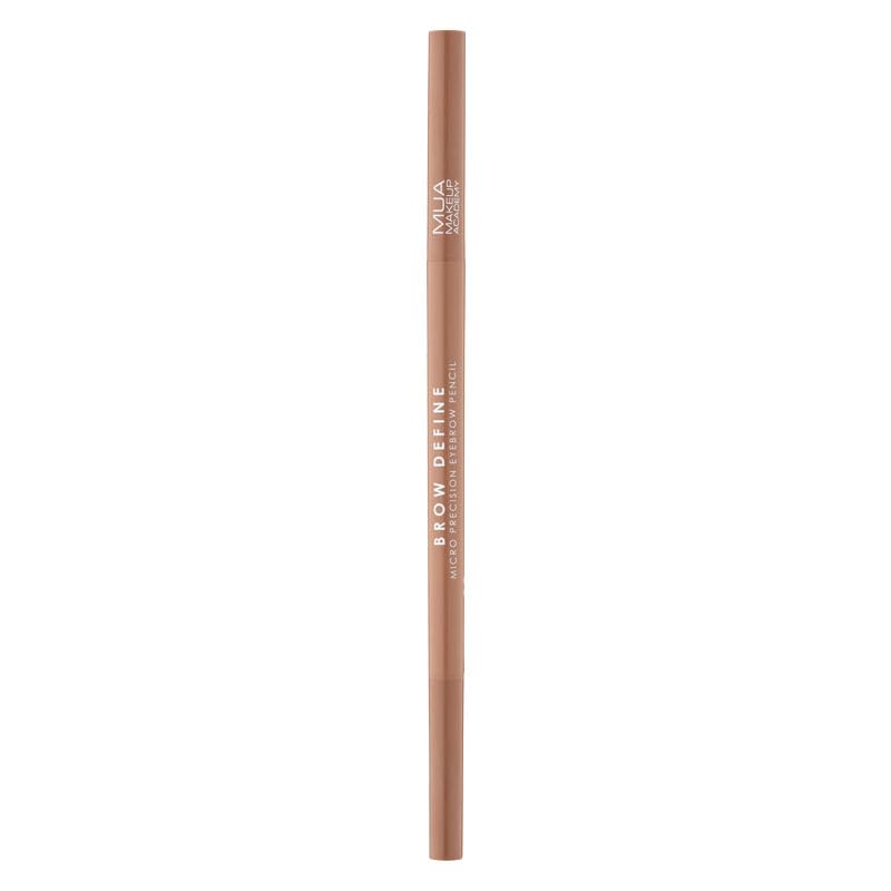 MUA Brow Define Micro Eyebrow Pencil with Brush - Light Brown, Pack of 2