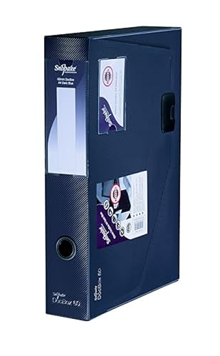 Snopake A4 DocBox Dark Blue 60mm Box File with Push Lock - Gaming Storage Solution (2023)