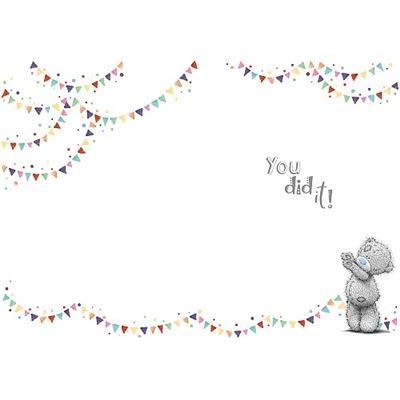 Me To You Tatty Teddy Well Done Greeting Card | 5x7 inch | Hand Finished