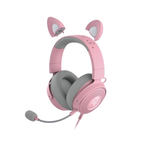 Razer Kraken Kitty Edition V2 Pro - Wired RGB Gaming Headset with Interchangeable Ears 17
