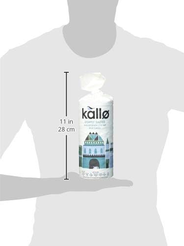 Kallo Lightly Salted Wholegrain Low Fat Rice Cakes, 12 x 130g 2