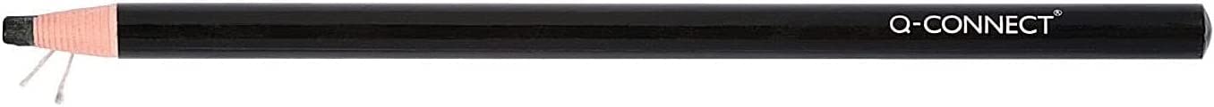 Q-Connect Wooden Lead Pencils - Versatile Writing & Shading | Black | Pack of 12