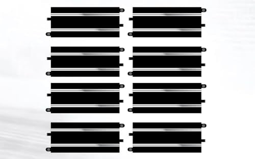 Scalextric C8554 Track Extension Pack 5 - 8 x 350mm Straights for 1:32 Slot Car Racing 5