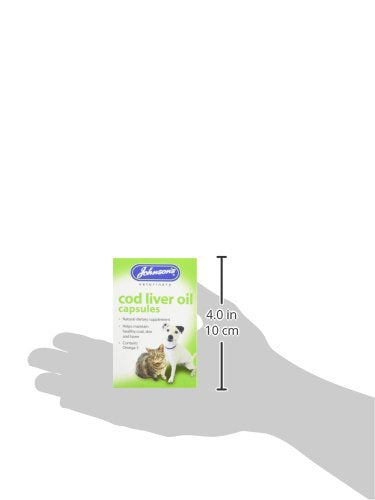 Johnsons Veterinary Products Cod Liver Oil Capsules - Natural Conditioner & Dietary Supplement | 40 Count 2