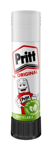 Pritt Glue Stick, Safe & Child-Friendly Craft Glue for Arts & Crafts Activities, white, 1x11g Pritt Stick, Packaging may vary