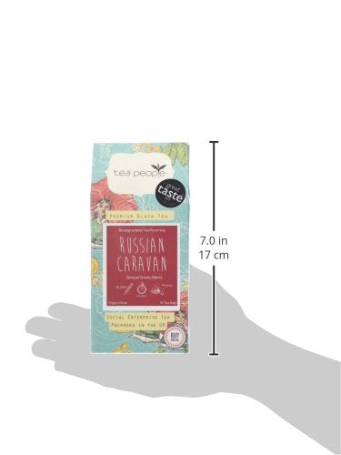Tea People Russian Caravan - 15 Biodegradable Tea Pyramids 9