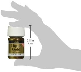 AV Vallejo Model Color - Gold (Metals) 35ml Alcohol-Based Paint 2