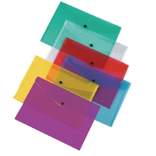 Q-Connect Polypropylene Document Folder A4 Assorted (Pack of 12)