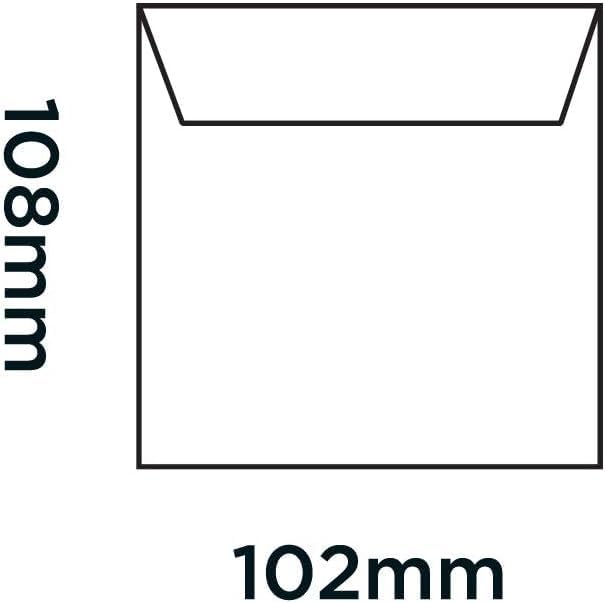 Blake Purely Everyday Self Seal Envelopes - Manilla, 108 x 102 mm | Pack of 50 | 80GSM