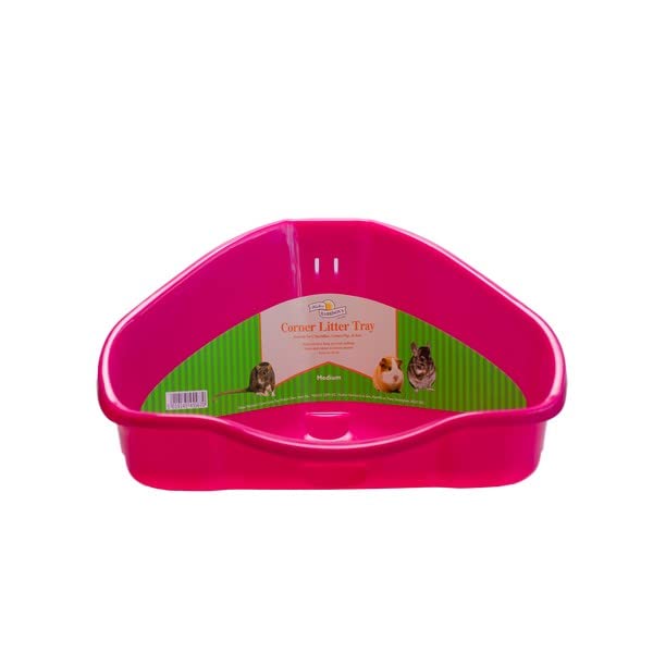 Walter Harrison's Corner Pet Toilet Litter Tray - Plastic | Size S | 340x175x230mm 2