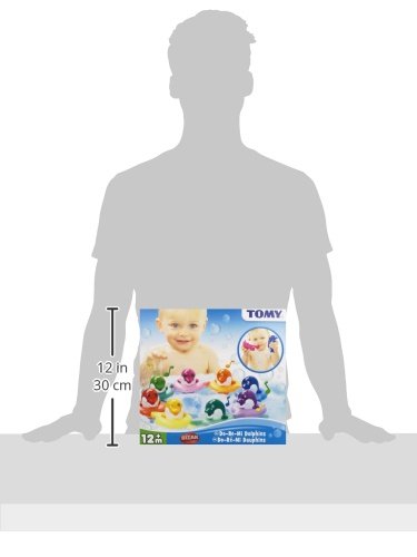 Jouet de bain pour bébé Tomy Toomies Do Re Mi Dolphins | Jouet éducatif et musical pour les tout-petits