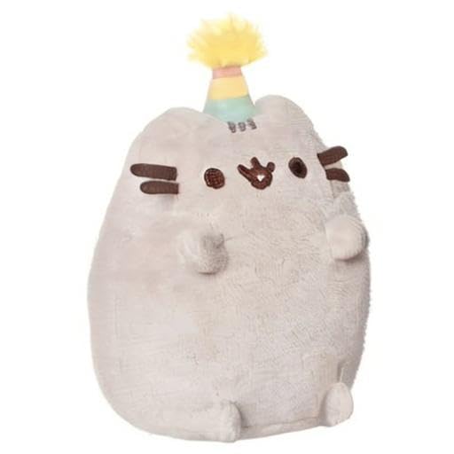 Aurora Party Pusheen Small Soft Toy - 13cm, Eco-Friendly Stuffed Cat