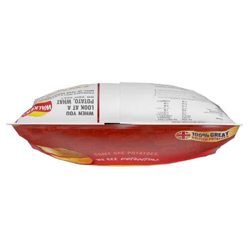 Walkers Ready Salted Multipack Crisps, 12 x 25g