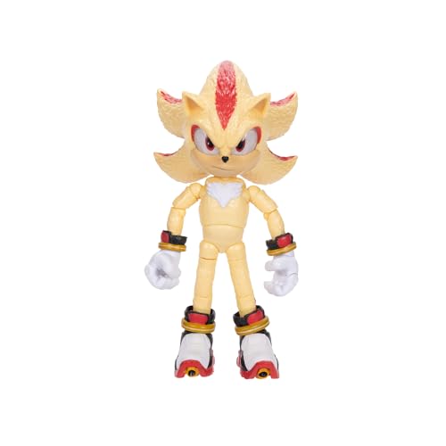 Sonic The Hedgehog Super Shadow 13 cm Action Figure by Jakks Pacific | Movable Joints