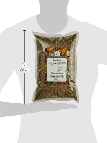 Old India Basil Dried 500g - Whole Herb for Teas, Infusions & Cooking