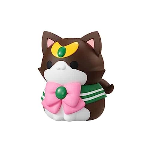Megahouse Pretty Guardian Sailor Moon Nyanto! The Big Nyaruto Series Sailor Jupiter 10 cm Figure - Brown, Pink, White 2