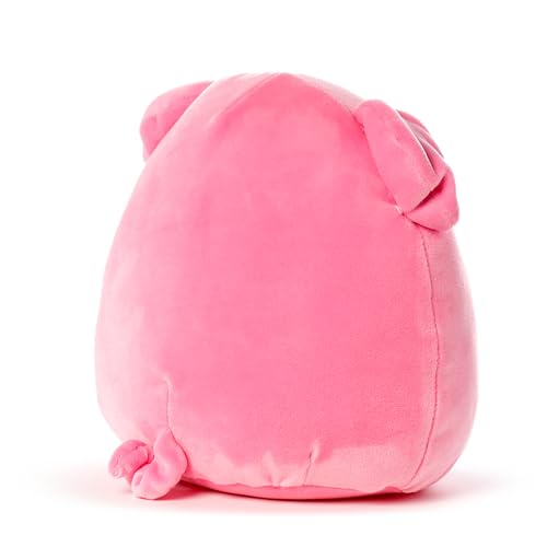 Squidglys Oliver the Pig Adoramals Farm Plush Toy - Soft Velboa Plush for Ages 3+