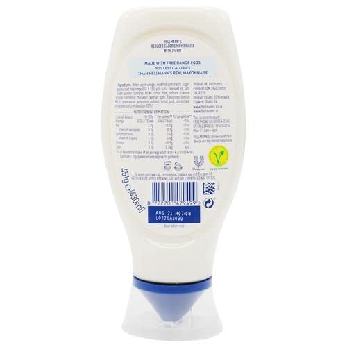 Hellmann's Lighter than Light Mayonnaise - 430 ml, Pack of 2