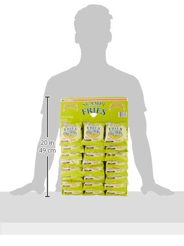 Smiths Savoury Selection Scampi & Lemon Fries 27g (Sheet of 24 Bags) - Vegetarian Pub Snack