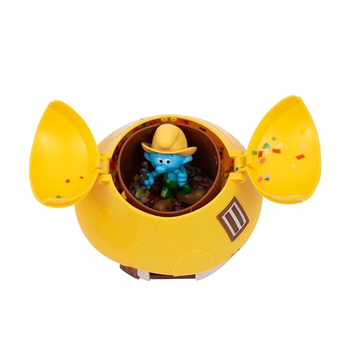 The Smurfs Farmer Smurf and Yellow Roof House Playset with Rechargeable Mechanism 2