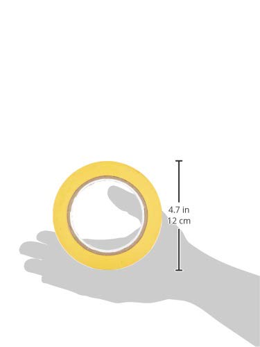 5 Star Yellow Lane Marking Tape, PVC, Internal Use | Strong, Durable Filmic Tape | Width 50mm, Length 33m