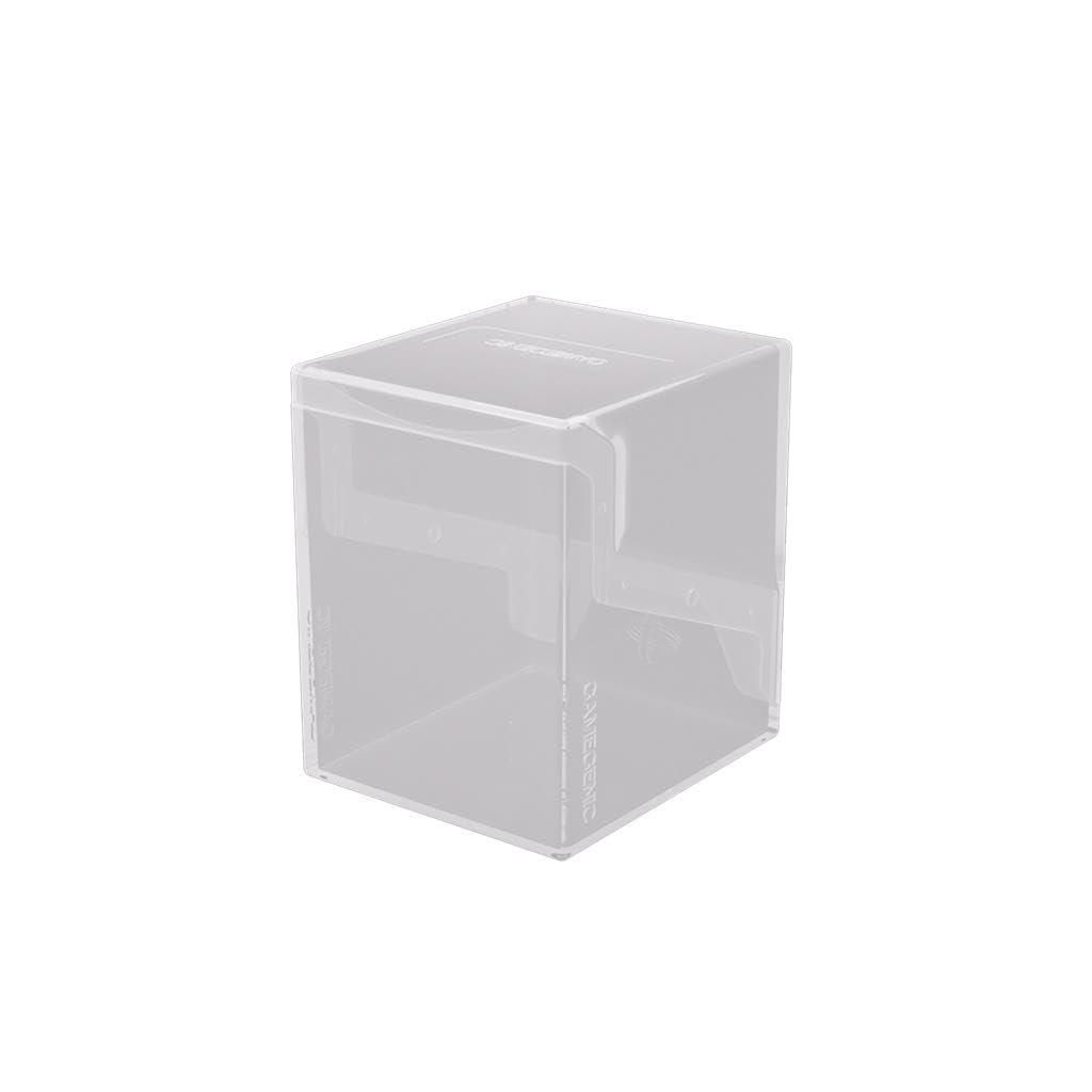 Gamegenic Bastion 100+ XL Deck Box for Trading Cards - White, Holds 100+ Double-Sleeved Cards