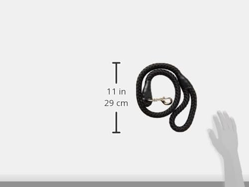 Ancol Heritage Nylon Rope Training Lead - Heavy Duty | 1.07m Length | Black