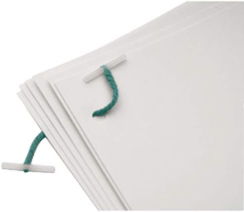 Q-Connect Plastic Ended Treasury Tag 127 mm - Pack of 100, Green