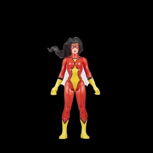 Marvel Legends Series Retro 375 Collection Spider-Woman Action Figure - 3.75-Inch Collectible for Ages 4+