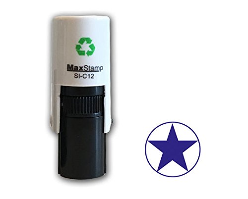Trodat Star Stamp - Self-Inking Loyalty Card Stamper | Blue Ink | Approx. 11mm Impression 2