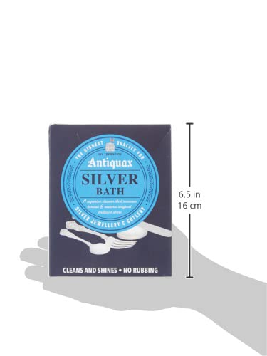 Antiquax - Silver Bath Cleaning Kit, Clear, Set of 3 Sachets