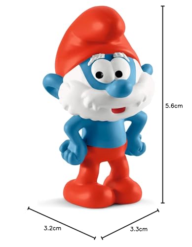 Schleich The Smurfs Smurf Figure - Great Smurf, Blue, 20814