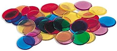 Learning Resources Transparent Count游戏副本 (6 Colors) - 250pcs Educational Math Counters 2