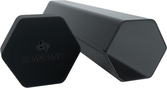 Gamegenic Playmat Tube - Secure Storage | Scratch-Resistant PETG | Black 3