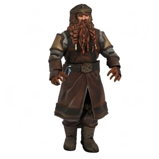 Lord of the Rings Gimli Action Figure - 7-Inch Collectible with 16 Points of Articulation, Ages 14+