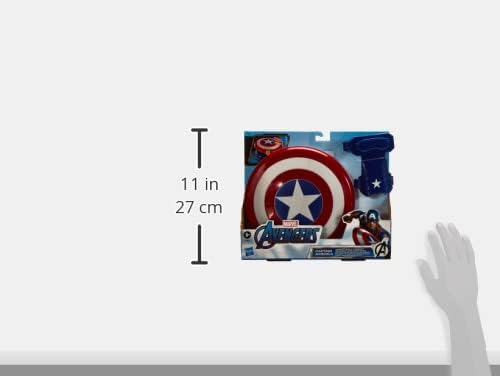 Hasbro Marvel Avengers Captain America Magnetic Shield and Gauntlet Toy for Kids 5 and Up 2