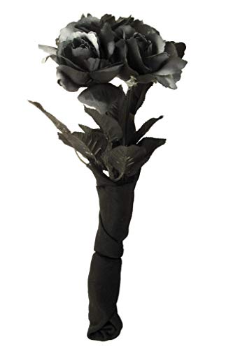 Smiffys Corpse Bride Black Roses Bouquet (28008)