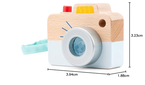 New Classic Toys Wooden Camera - Educational Color Perception Toy for Toddlers 18 Months+ 15