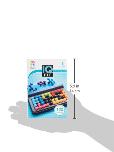 SmartGames IQ Fit Board Game - 1 Player Logic Puzzle | 120 Challenges | Ages 6+ 3