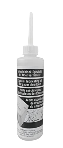 HSM Shredder Lubrication Oil - 250ml Bottle (1235997403)