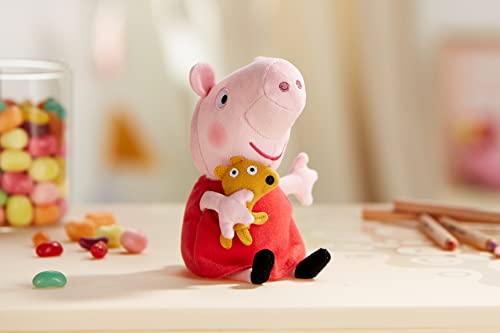 Ty UK Peppa Pig Beanie - Soft Plush Toy for Ages 3+ (46128)